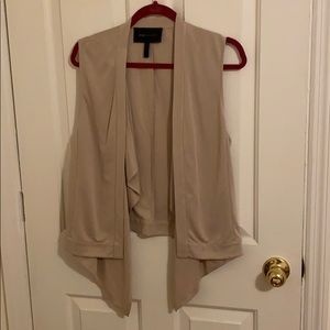 BCBG tan vest. Size small.